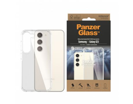 PanzerGlass Hard Case за Samsung Galaxy S23, прозрачен на супер цени