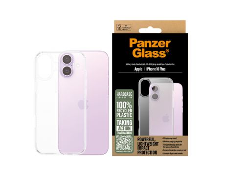 PanzerGlass HardCase за Apple iPhone 16 Plus, прозрачен на супер цени