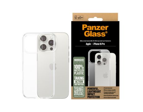 PanzerGlass HardCase за Apple iPhone 16 Pro, прозрачен/черен на супер цени