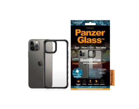 PanzerGlass SilverBullet за Apple iPhone 12/12 Pro, прозрачен/черен на супер цени