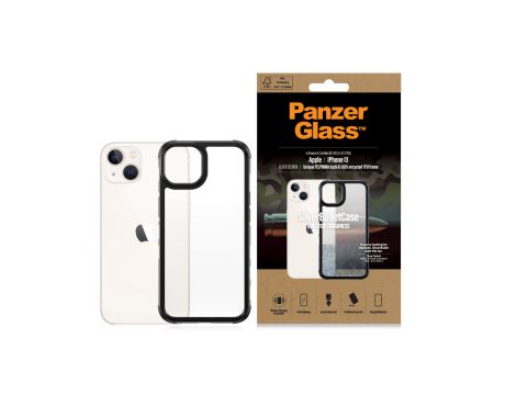 PanzerGlass SilverBullet за Apple iPhone 13/14, прозрачен/черен на супер цени