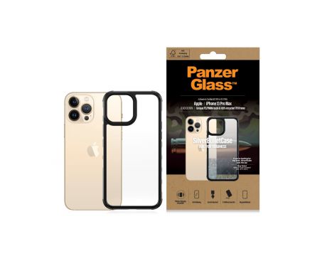 PanzerGlass SilverBullet за Apple iPhone 13 Pro Max, прозрачен/черен на супер цени