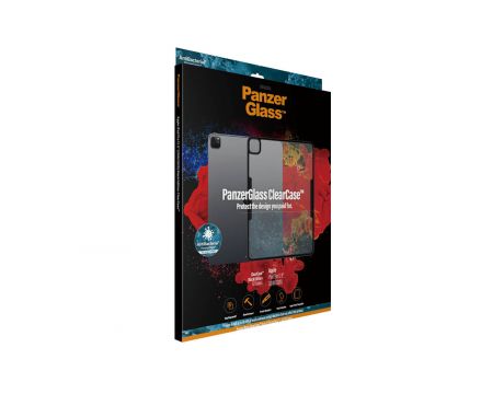 PanzerGlass ClearCase за Apple iPad Pro 12.9" (2018/2020), прозрачен/черен - нарушена опаковка на супер цени