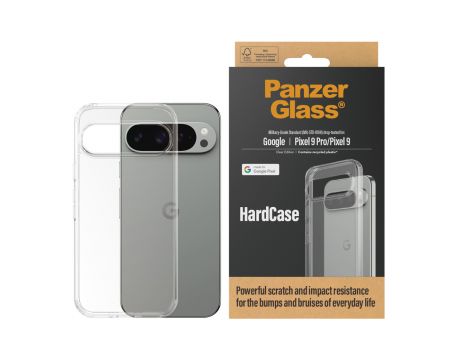 PanzerGlass Hard за Google Pixel 9/ Pixel 9 Pro, прозачен на супер цени
