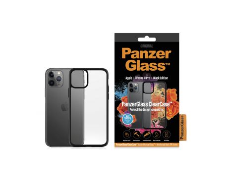 PanzerGlass ClearCase за Apple iPhone 11 Pro, прозрачен/черен на супер цени