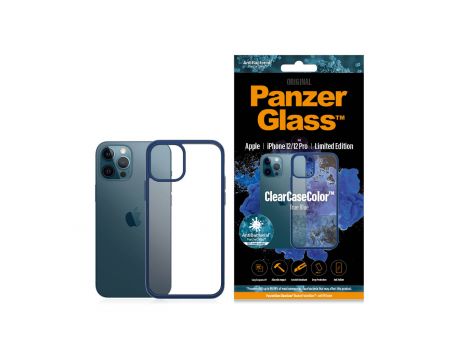 PanzerGlass ClearCaseColor True Blue за Apple iPhone 12/12 Pro, прозрачен/син на супер цени
