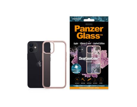 PanzerGlass ClearCaseColor Rose Gold за Apple iPhone 12 mini, прозрачен/розов на супер цени