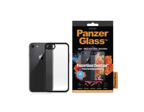 PanzerGlass ClearCase за Apple iPhone 7/8/SE 2020/SE2 022, прозрачен/черен на супер цени