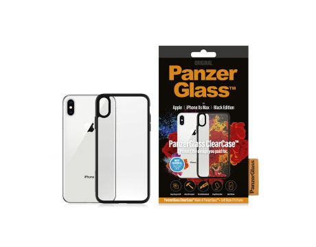 PanzerGlass ClearCase за Apple iPhone XS Max, прозрачен/черен на супер цени
