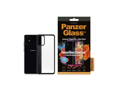 PanzerGlass ClearCase за Samsung Galaxy S20+, прозрачен/черен на супер цени