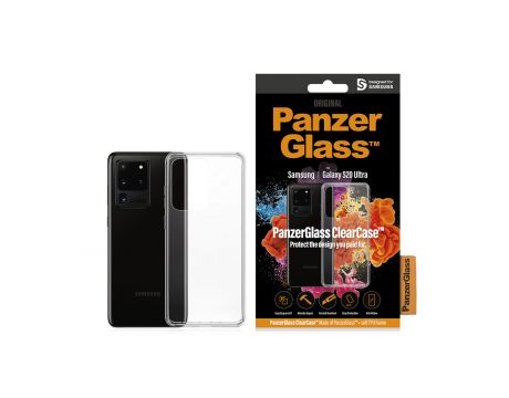PanzerGlass ClearCase за Samsung Galaxy S20 Ultra, прозрачен на супер цени