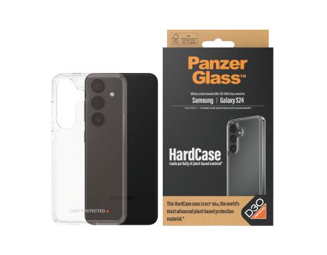 PanzerGlass Hardcase за Samsung Galaxy S24, прозрачен на супер цени