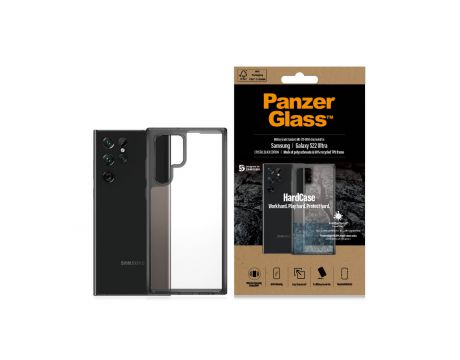 PanzerGlass HardCase за Samsung Galaxy S22 Ultra, прозрачен/черен на супер цени