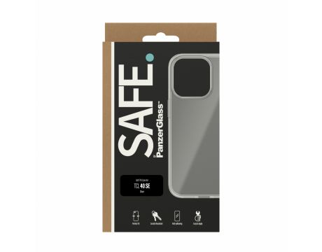 SAFE Soft TPU за TCL 40 SE, прозрачен на супер цени