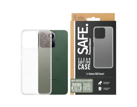 SAFE Soft TPU за Honor 200 Smart, прозрачен на супер цени
