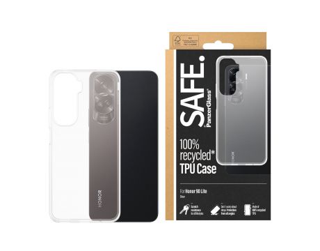 SAFE TPU за Honor 90 Lite, прозрачен на супер цени