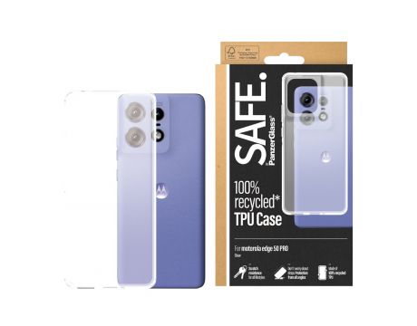 SAFE TPU за Motorola Edge 50 Pro, прозрачен на супер цени