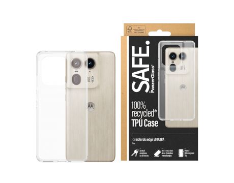SAFE TPU за Motorola Edge 50 Ultra, прозрачен на супер цени