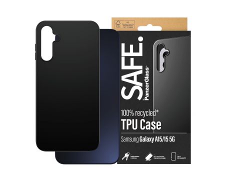 SAFE TPU за Samsung Galaxy A15/A15 5G, черен на супер цени