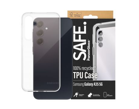 SAFE TPU за Samsung Galaxy A35, прозрачен на супер цени