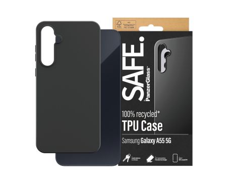SAFE TPU за Samsung Galaxy A55, черен на супер цени