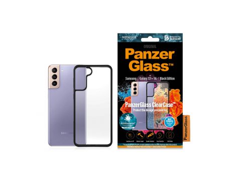 PanzerGlass ClearCase за Samsung Galaxy S21 Plus, прозрачен/черен на супер цени