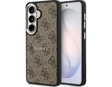 GUESS 4G Gold Frame за Samsung Galaxy S26, кафяв на супер цени