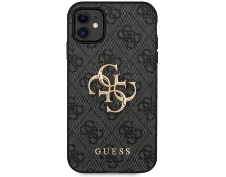 GUESS 4G Metal Logo за Apple iPhone 11, сив на супер цени