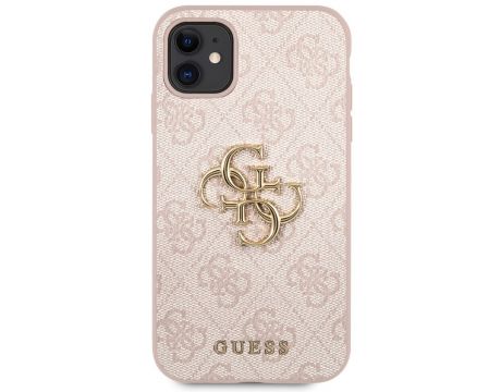 GUESS 4G Metal Logo за Apple iPhone 11, розов на супер цени