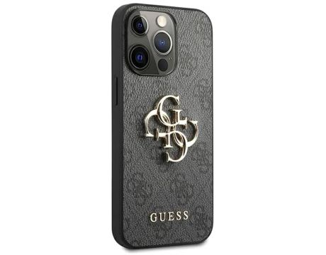 GUESS 4G Metal Logo за Apple iPhone 13 Pro, сив на супер цени