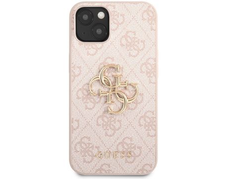 GUESS 4G Metal Logo за Apple iPhone 13, розов на супер цени