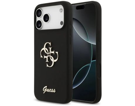Guess Silicone Big 4G Script за Apple iPhone 18 Pro Max/ 17 Pro Max, кафяв/златист на супер цени