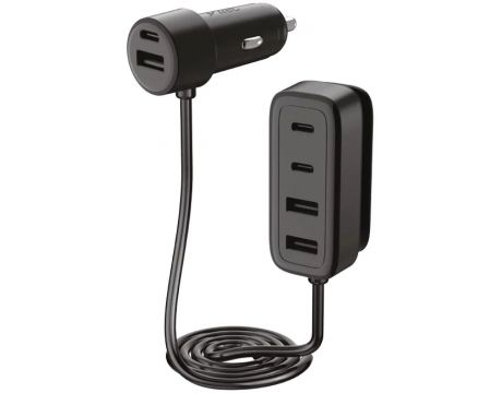 ttec SmartCharger 6in1 90W, черен на супер цени