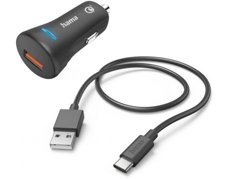 Hama USB-C QC 19.5W, черен на супер цени