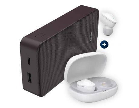 Hama Colour 20, лилав и безжични слушалки Hama Freedom Buddy, бял на супер цени