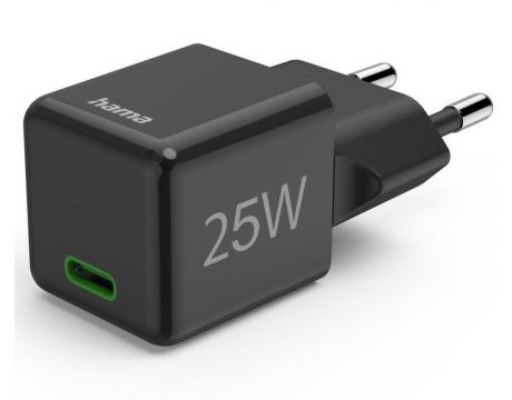 Hama Fast Charger 25W, черен на супер цени