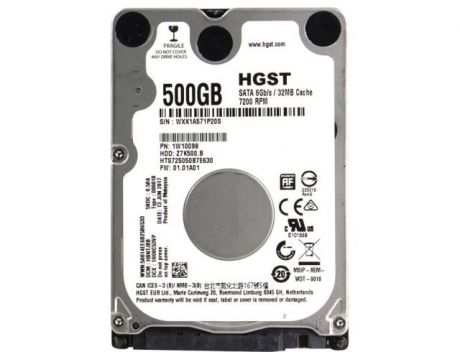 500GB Hitachi Travelstar Z7K500 HTS725050B7E630 на супер цени