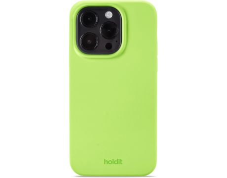 Holdit Silicone за Apple iPhone 14 Pro, светлозелен на супер цени