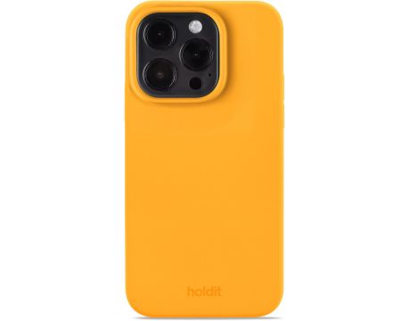 Holdit Silicone за Apple iPhone 14 Pro, жълт на супер цени
