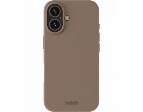 Holdit Silicone за Apple iPhone 16, кафяв на супер цени