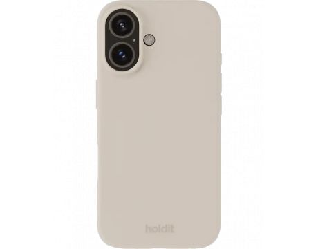 Holdit Silicone за Apple iPhone 16, кремав на супер цени