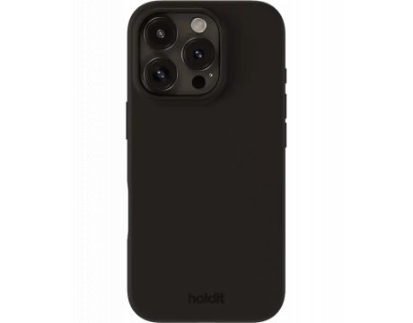 Holdit Silicone за Apple iPhone 16 Pro, черен на супер цени