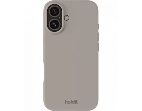 Holdit Silicone за Apple iPhone 16, сив на супер цени