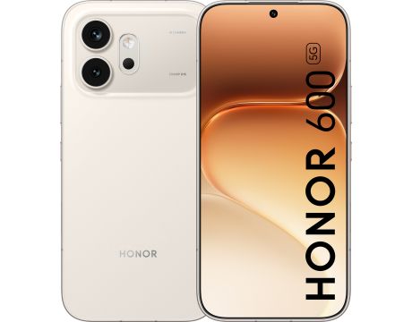 смартфон HONOR 600, 8GB, 512GB, Golden White и безжични слушалки HONOR CHOICE на супер цени