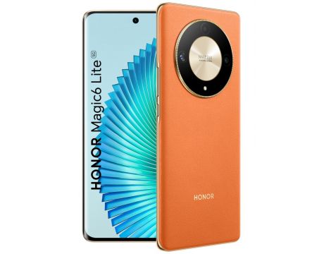 HONOR Magic6 Lite, 8GB, 256GB, Sunrise Orange на супер цени