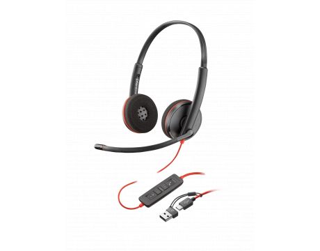 HP Poly Blackwire 3220, черен на супер цени