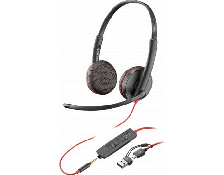 HP Poly Blackwire 3225, черен на супер цени
