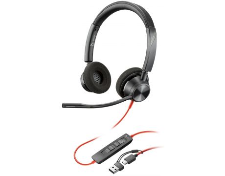 HP Poly Blackwire 3320, черен на супер цени