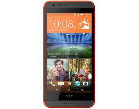 HTC Desire 620 сив/оранжев на супер цени