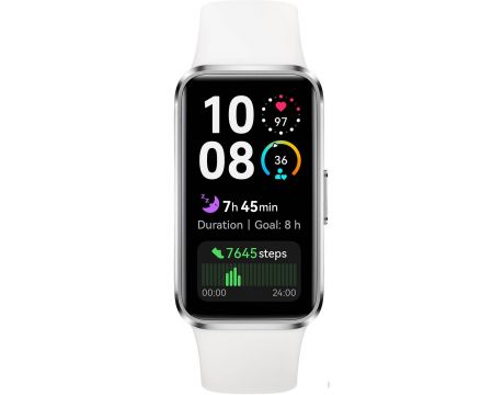 HUAWEI Band 10, 43 мм, бял на супер цени